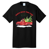 Newfie Dog Fresh Tree Farm  Tall T-Shirt