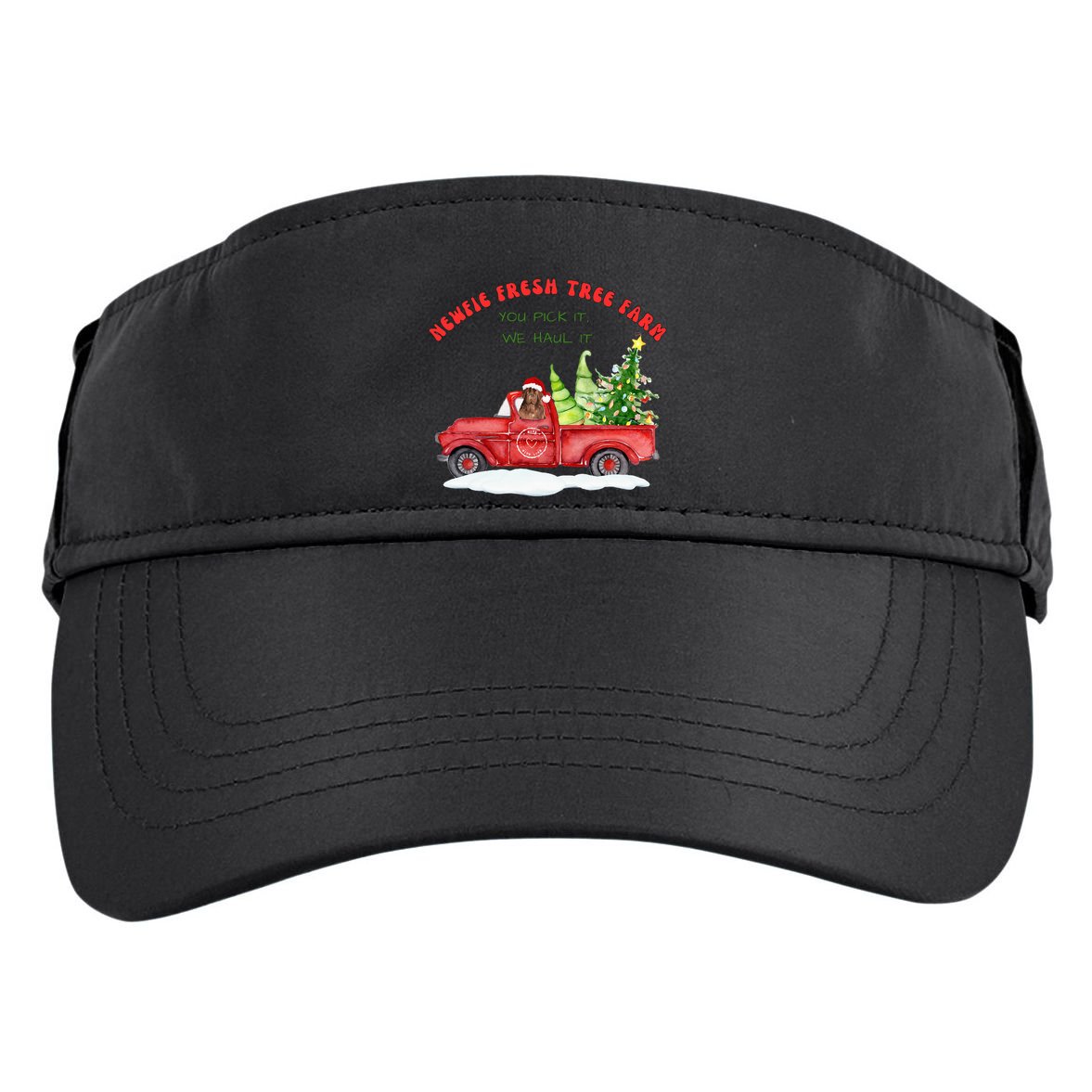 Newfie Dog Fresh Tree Farm  Adult Drive Performance Visor