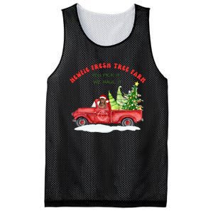 Newfie Dog Fresh Tree Farm  Mesh Reversible Basketball Jersey Tank