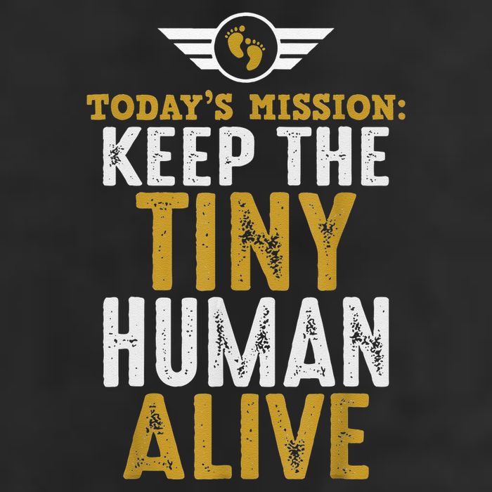 New Dad Funny For Father Day Keep The Tiny Human Alive Tumbler