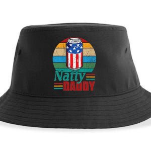 Natty Daddy Funny Dad Bob Beer Drinker Father's Day Sustainable Bucket Hat