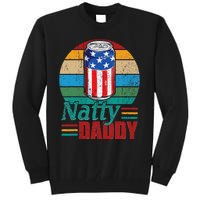 Natty Daddy Funny Dad Bob Beer Drinker Father's Day Tall Sweatshirt