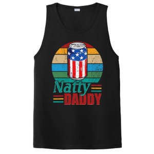 Natty Daddy Funny Dad Bob Beer Drinker Father's Day PosiCharge Competitor Tank