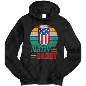 Natty Daddy Funny Dad Bob Beer Drinker Father's Day Tie Dye Hoodie