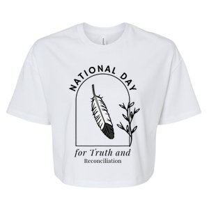 National Day For Truth And Reconciliation Manitoba 2024 Bella+Canvas Jersey Crop Tee