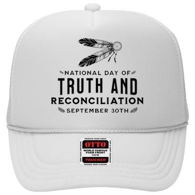 National Day For Truth And Reconciliation September High Crown Mesh Back Trucker Hat