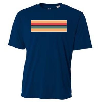 New Doctor Fun Fan Tee Large Stripes Cooling Performance Crew T-Shirt