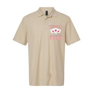 Nurse Don't Flatter I Was Looking At Your Veins Softstyle Adult Sport Polo