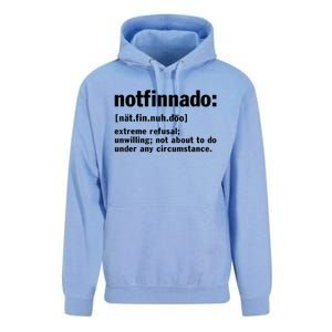 Notfinnado Definition Funny Unisex Surf Hoodie