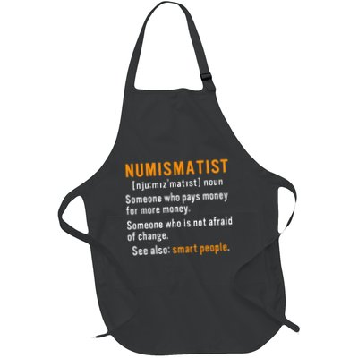 Numismatist Definition For Coin Collector Money Numismatics Apron