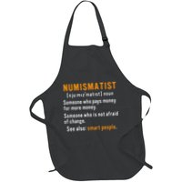 Numismatist Definition For Coin Collector Money Numismatics Apron