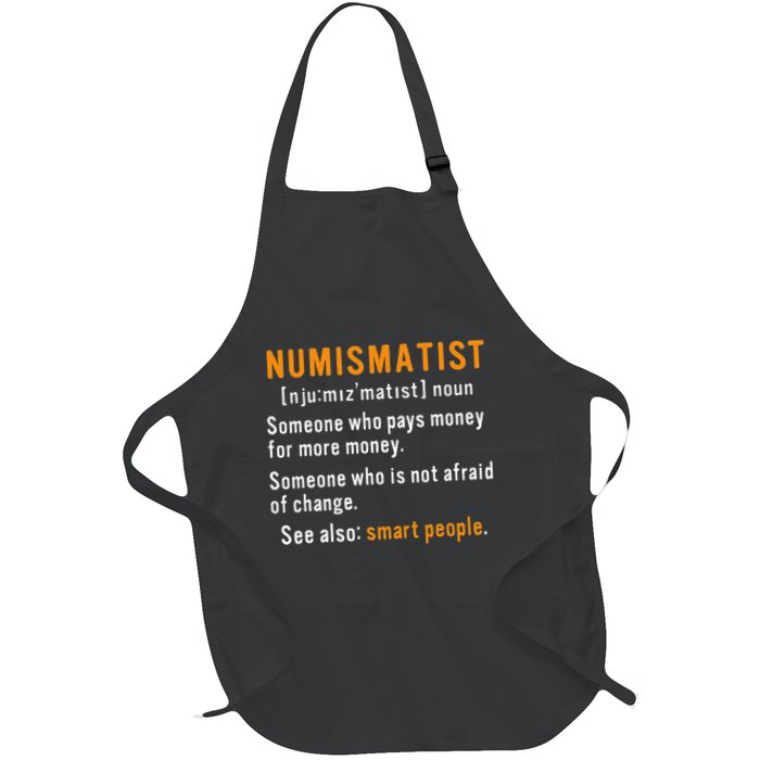 Numismatist Definition For Coin Collector Money Numismatics Apron