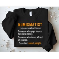 Numismatist Definition For Coin Collector Money Numismatics Sweatshirt