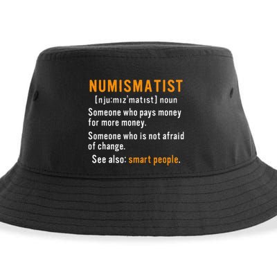 Numismatist Definition For Coin Collector Money Numismatics Sustainable Bucket Hat