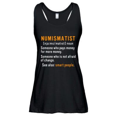 Numismatist Definition For Coin Collector Money Numismatics Ladies Essential Flowy Tank