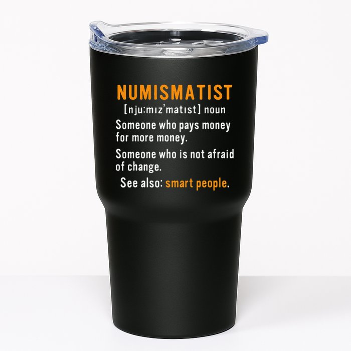 Numismatist Definition For Coin Collector Money Numismatics Tumbler