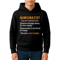 Numismatist Definition For Coin Collector Money Numismatics Kids Hoodie
