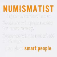 Numismatist Definition For Coin Collector Money Numismatics Garment-Dyed Sweatshirt