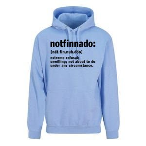 Notfinnado Definition Funny Unisex Surf Hoodie