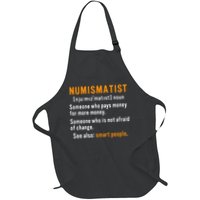 Numismatist Definition For Coin Collector Money Numismatics Apron