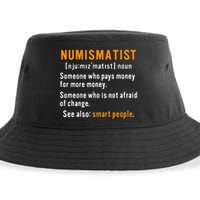 Numismatist Definition For Coin Collector Money Numismatics Sustainable Bucket Hat