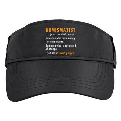 Numismatist Definition For Coin Collector Money Numismatics Adult Drive Performance Visor