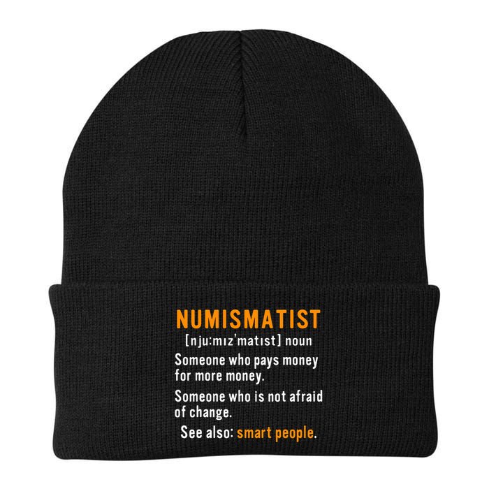 Numismatist Definition For Coin Collector Money Numismatics Beanie