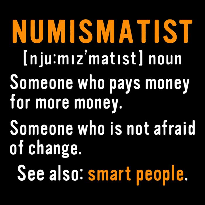 Numismatist Definition For Coin Collector Money Numismatics Flat Bill Trucker Hat