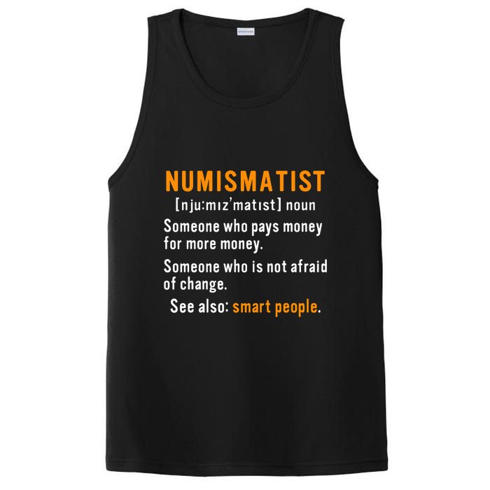 Numismatist Definition For Coin Collector Money Numismatics PosiCharge Competitor Tank
