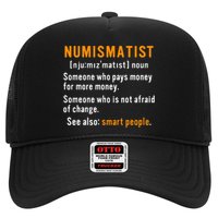 Numismatist Definition For Coin Collector Money Numismatics Hat