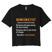 Numismatist Definition For Coin Collector Money Numismatics Crop Top