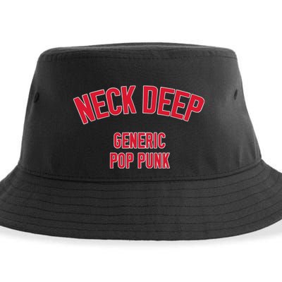 Neck Deep Generic Pop Punk Sustainable Bucket Hat