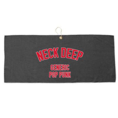 Neck Deep Generic Pop Punk Large Microfiber Waffle Golf Towel
