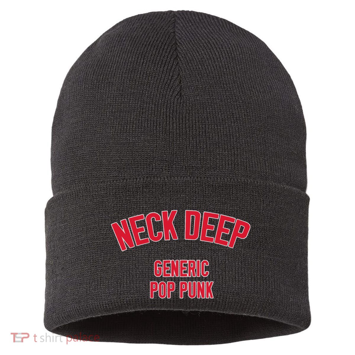 Neck Deep Generic Pop Punk Sustainable Knit Beanie