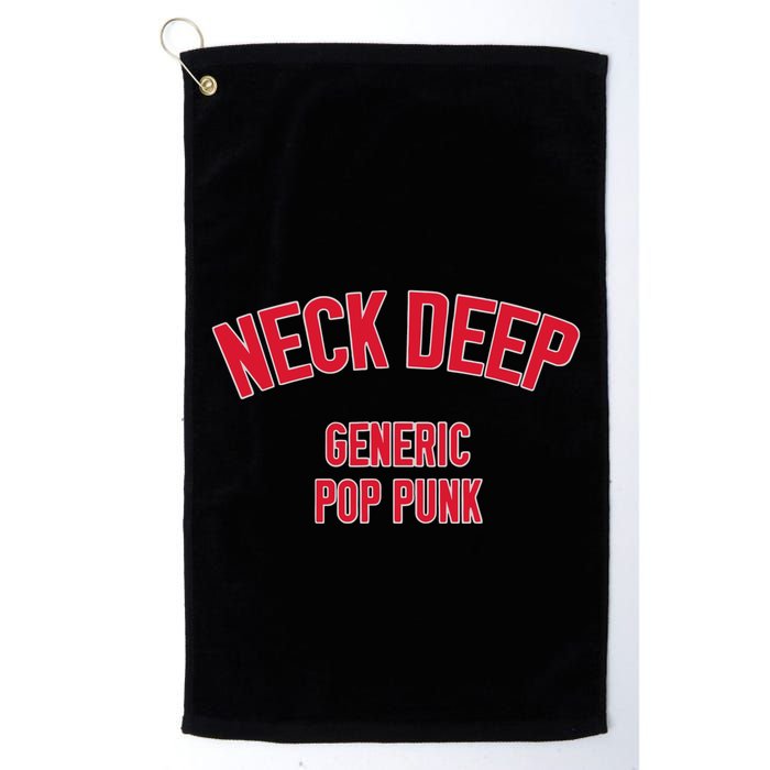 Neck Deep Generic Pop Punk Golf Towel