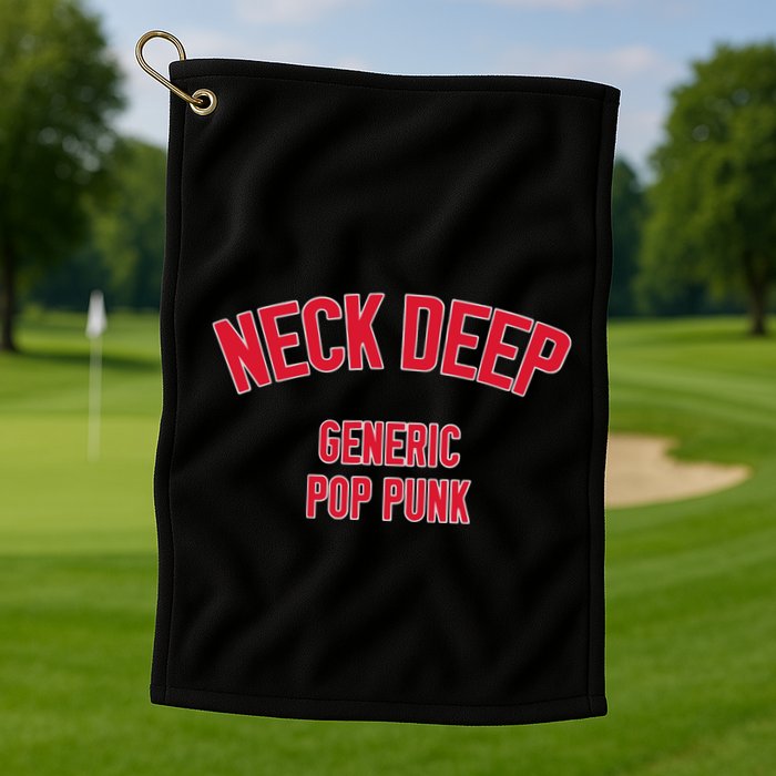 Neck Deep Generic Pop Punk Golf Towel