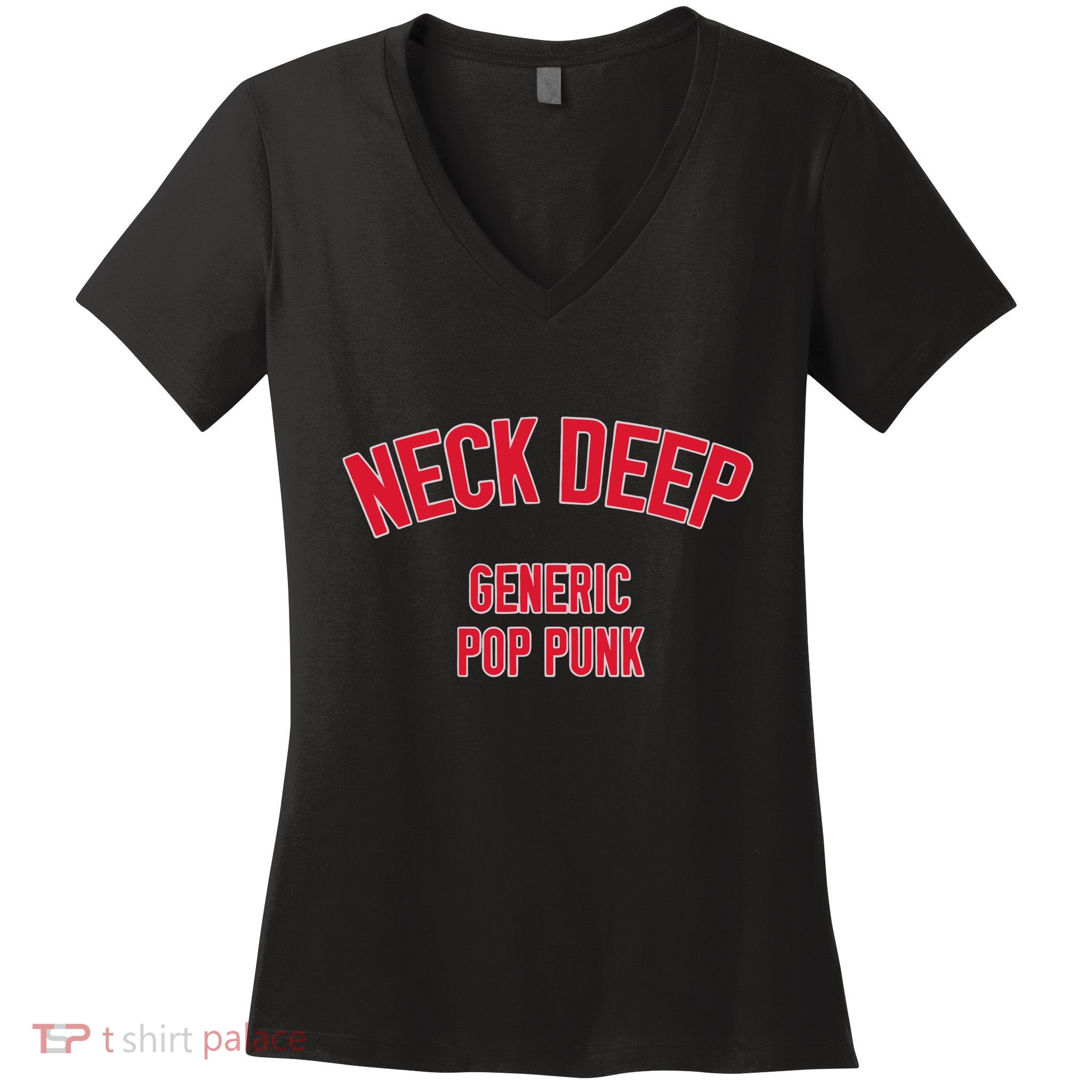 Neck Deep Generic Pop Punk Women's V-Neck T-Shirt