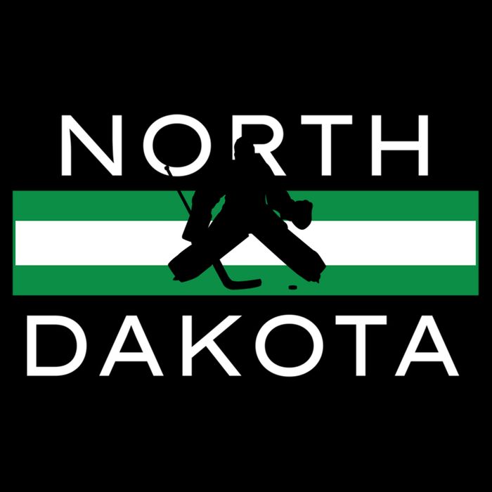 North Dakota Goalie Ice Hockey Player Coach Team State Gift Bucket Hat