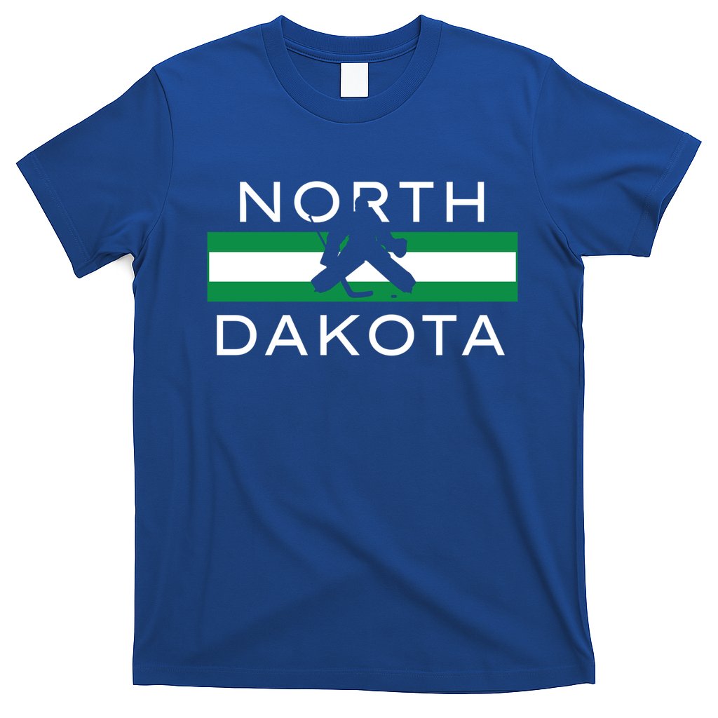 North Dakota Goalie Ice Hockey Player Coach Team State Gift T-Shirt