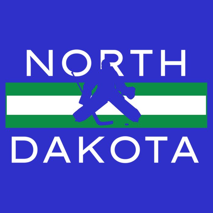 North Dakota Goalie Ice Hockey Player Coach Team State Gift T-Shirt