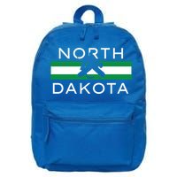 North Dakota Goalie Ice Hockey Player Coach Team State Gift 16 in Basic Backpack