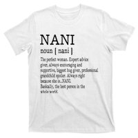 Nani Definition Grandma Mother Day Gifts Women T-Shirt