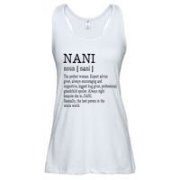 Nani Definition Grandma Mother Day Gifts Women Ladies Essential Flowy Tank