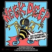 Neck Deep Go Outside Get Some Air Flexfit Unipanel Trucker Cap