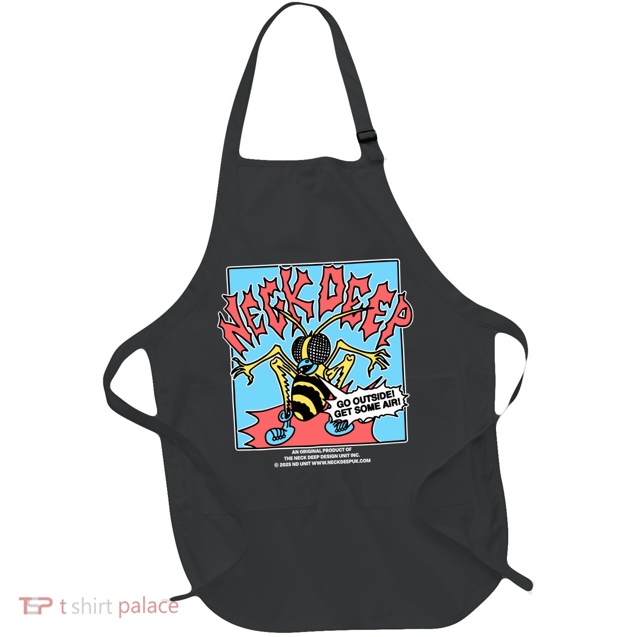 Neck Deep Go Outside Get Some Air Apron