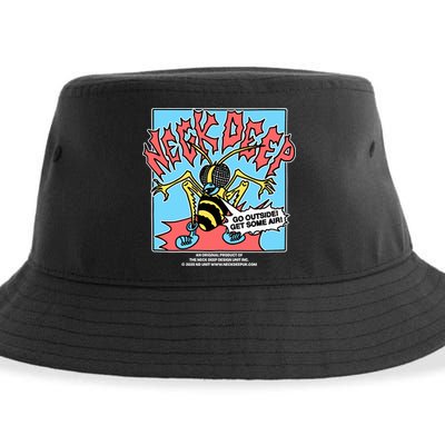 Neck Deep Go Outside Get Some Air Sustainable Bucket Hat