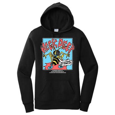 Neck Deep Go Outside Get Some Air Women's Pullover Hoodie