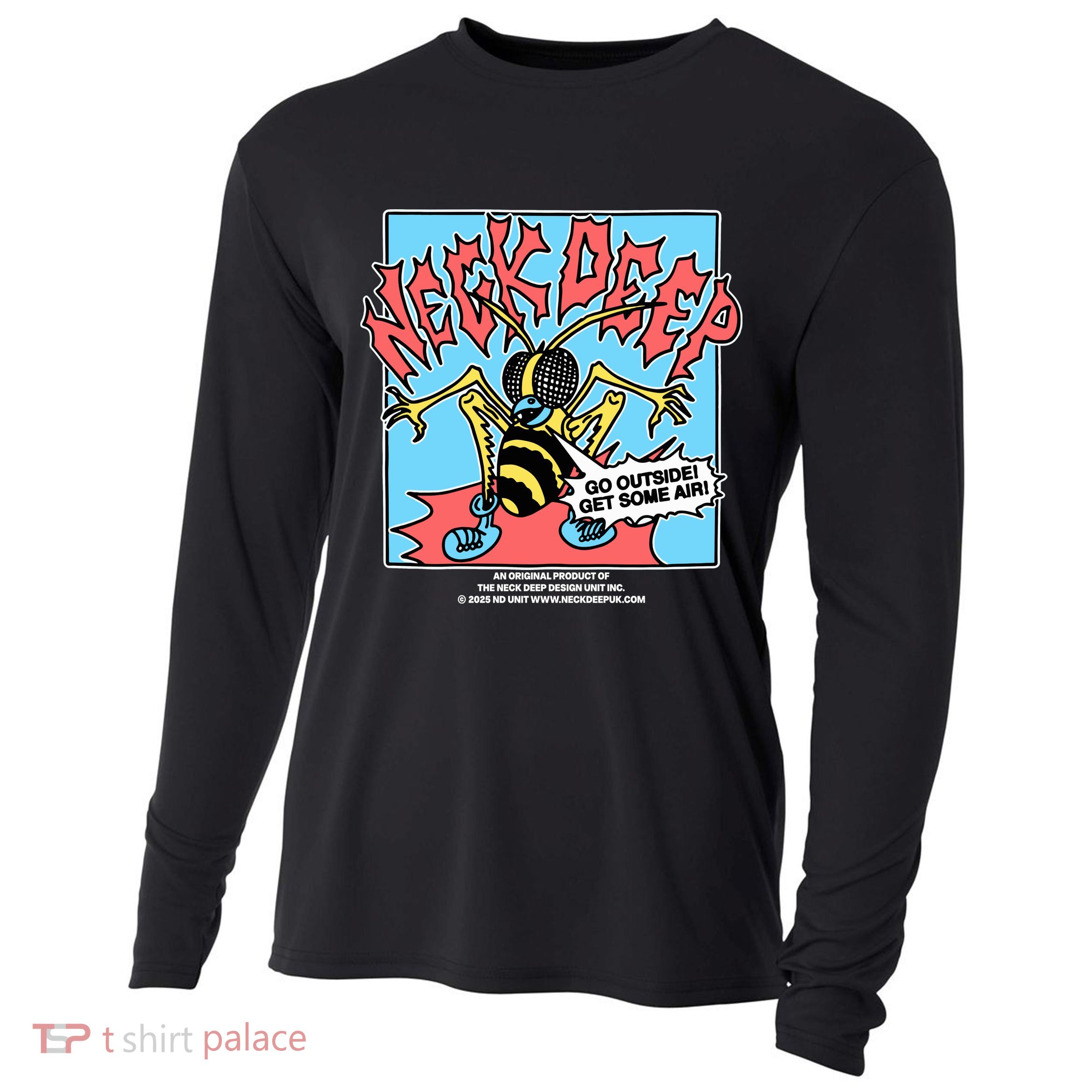 Neck Deep Go Outside Get Some Air Cooling Performance Long Sleeve Crew