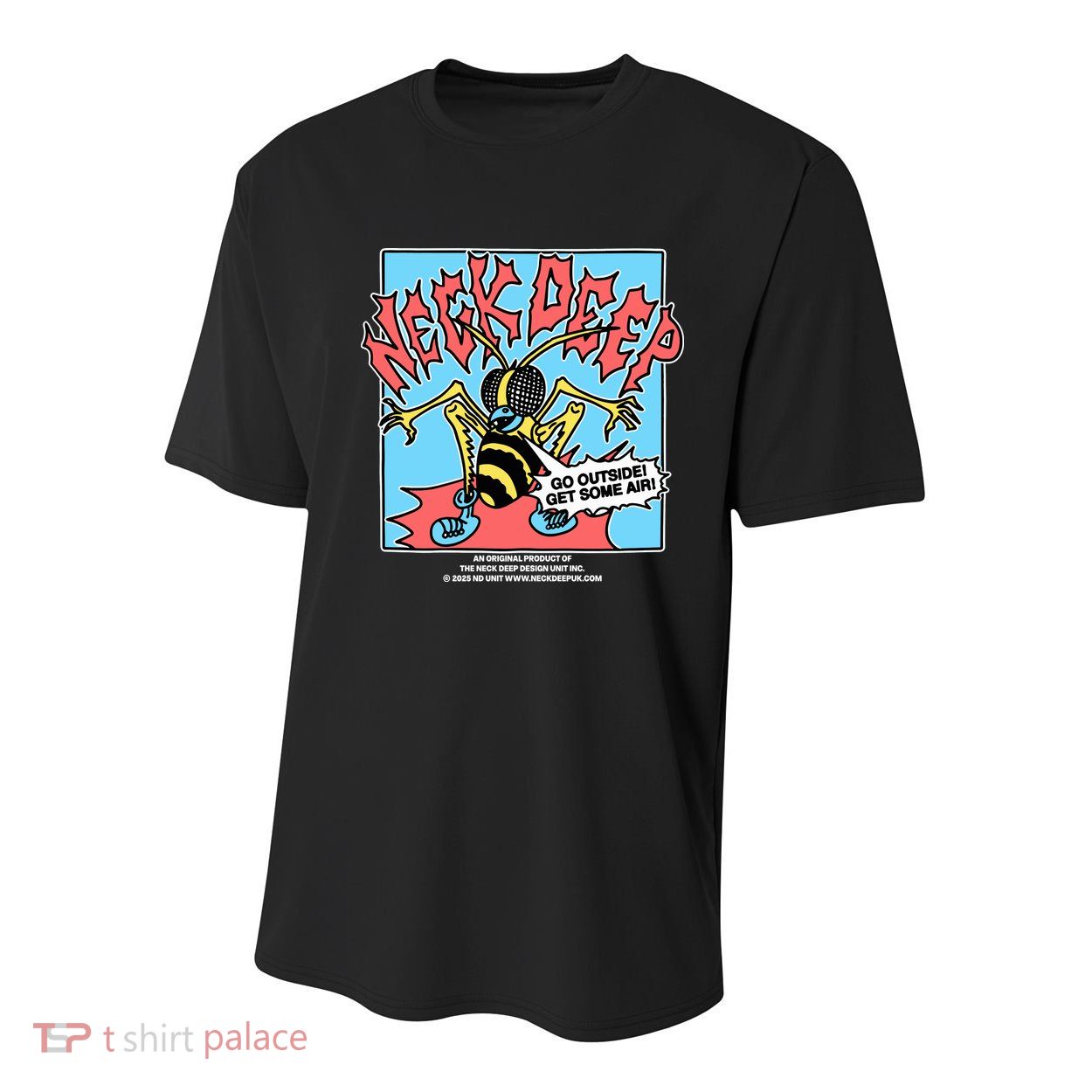 Neck Deep Go Outside Get Some Air Youth Performance Sprint T-Shirt