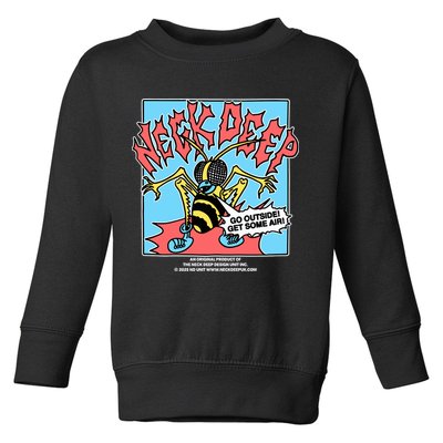 Neck Deep Go Outside Get Some Air Toddler Sweatshirt